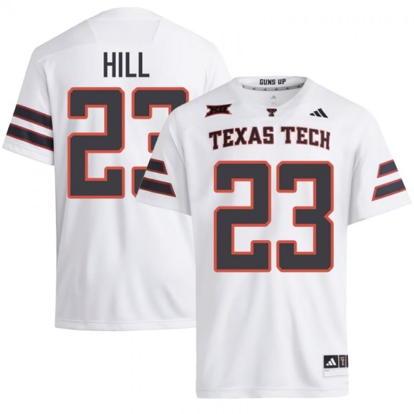 Adam Hill Texas Tech Red Raiders #23 Ncaa Men Red Official Replica
