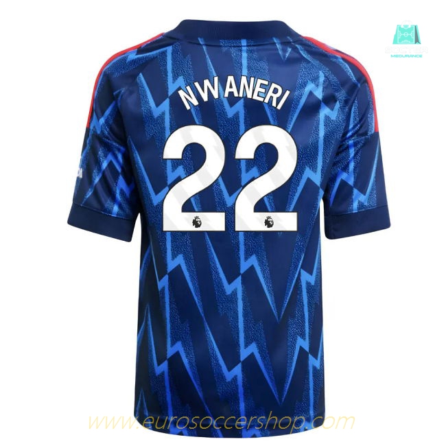2025-2026 Arsenal Away Mini Kit (Nwaneri 22)
