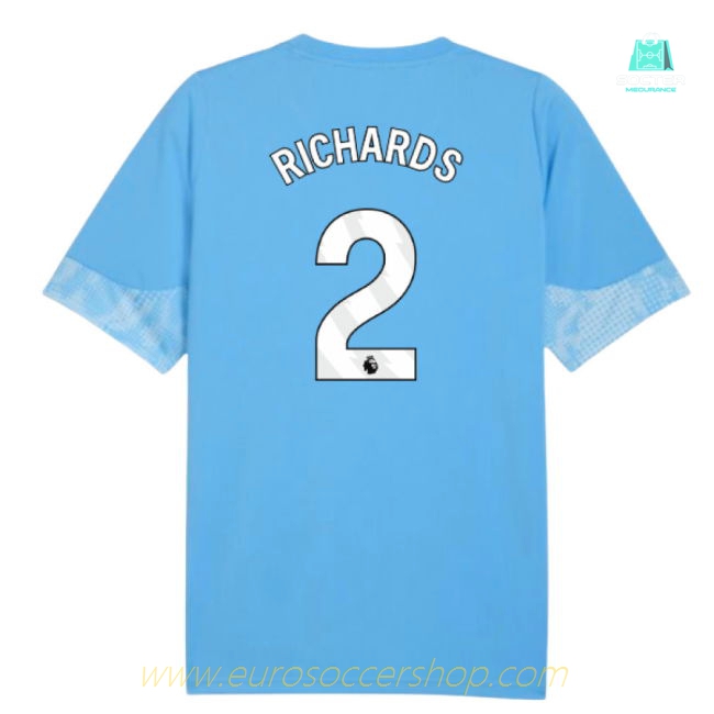2025-2026 Man City Training Jersey (Light Blue) (Richards 2)
