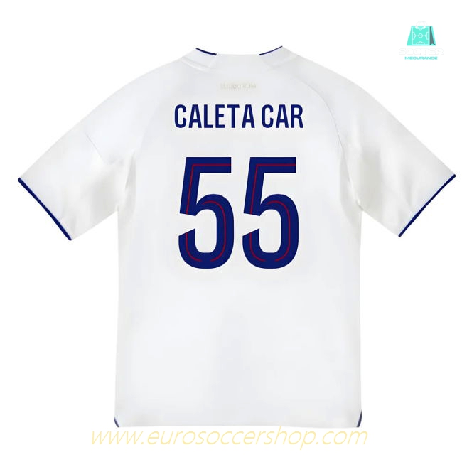 2025-2026 Olympique Lyon Home Shirt (Kids) (Caleta Car 55)