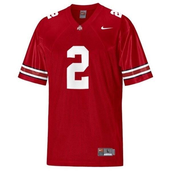 Youth Ohio State Buckeyes #2 Cris Carter Youth(kids) Red V3c Jersey