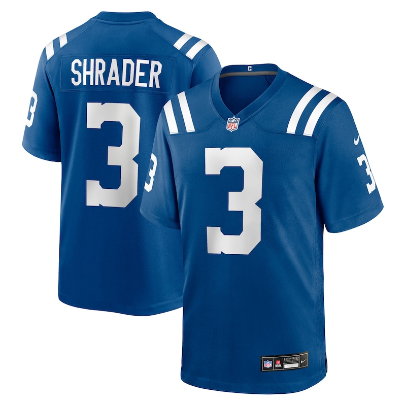 None Spencer Shrader Indianapolis Colts Fan Favorite Team Game-Day ...