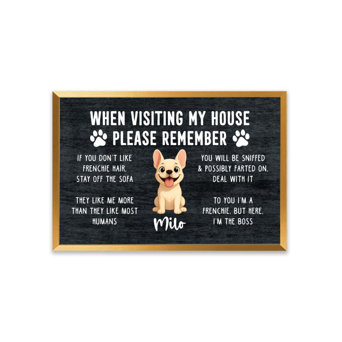 Trendy Ferocious - Personalized Framed Poster • Wall Decoration for D...