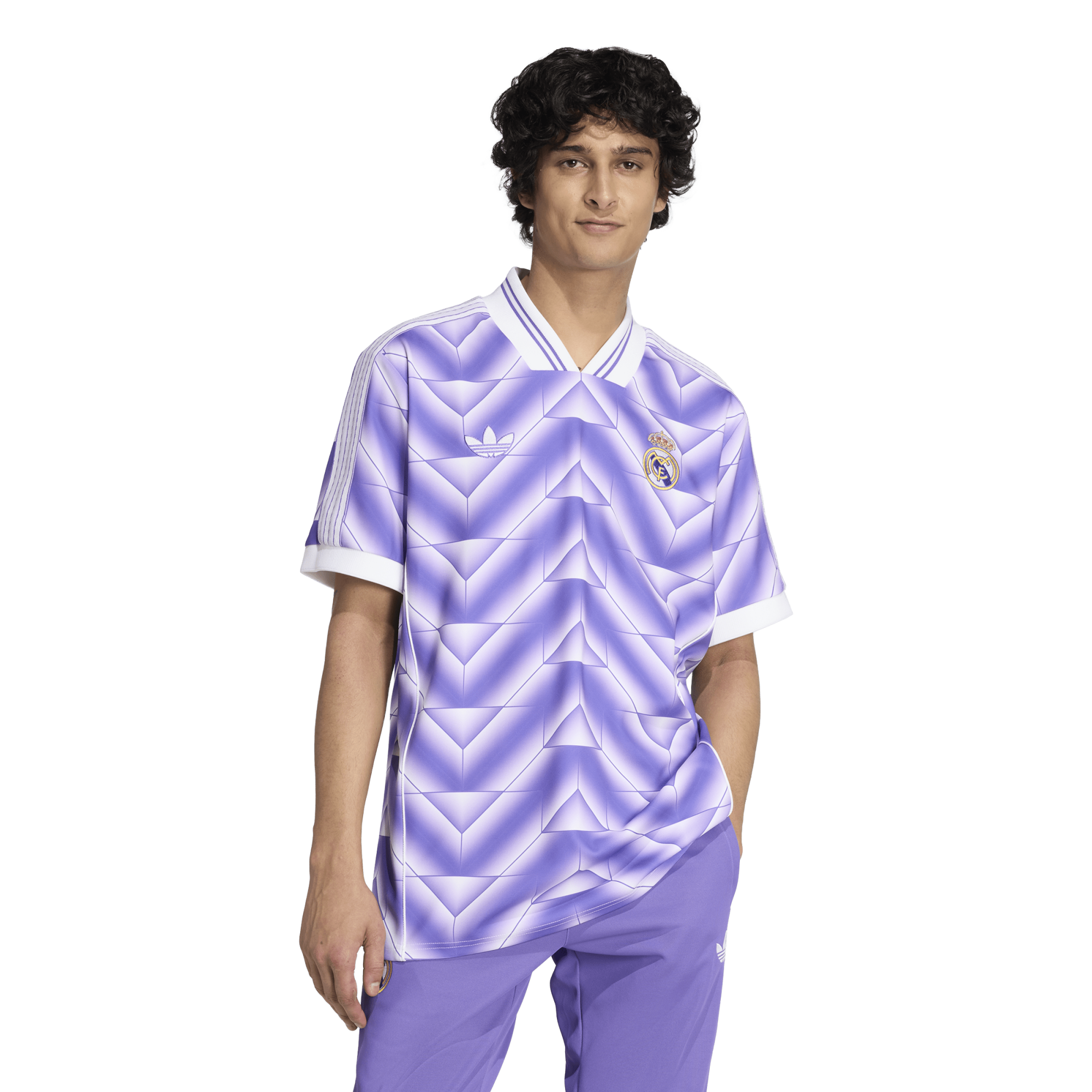 [LK] Women's Real Madrid Lifestyler Fashion Jersey - Purple