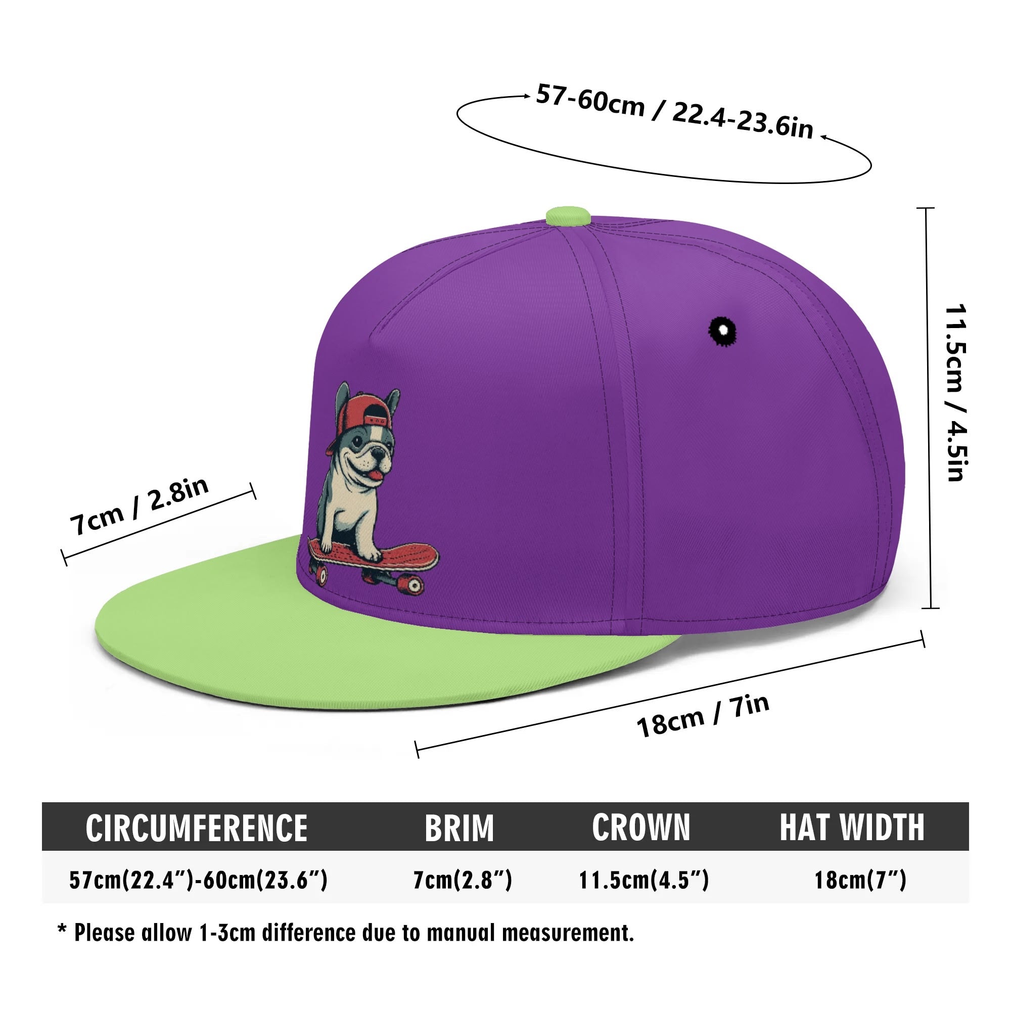 Rocky - Bulldog Cap For Frenchie Lovers Outdoor Use | Durable Build