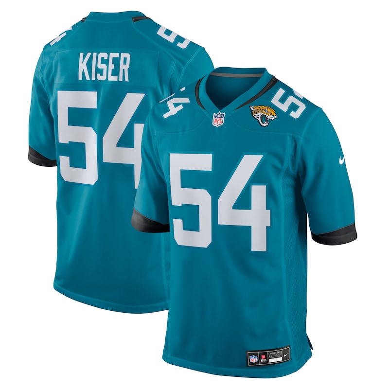 None Jack Kiser Jacksonville Jaguars Great Value Game Jersey