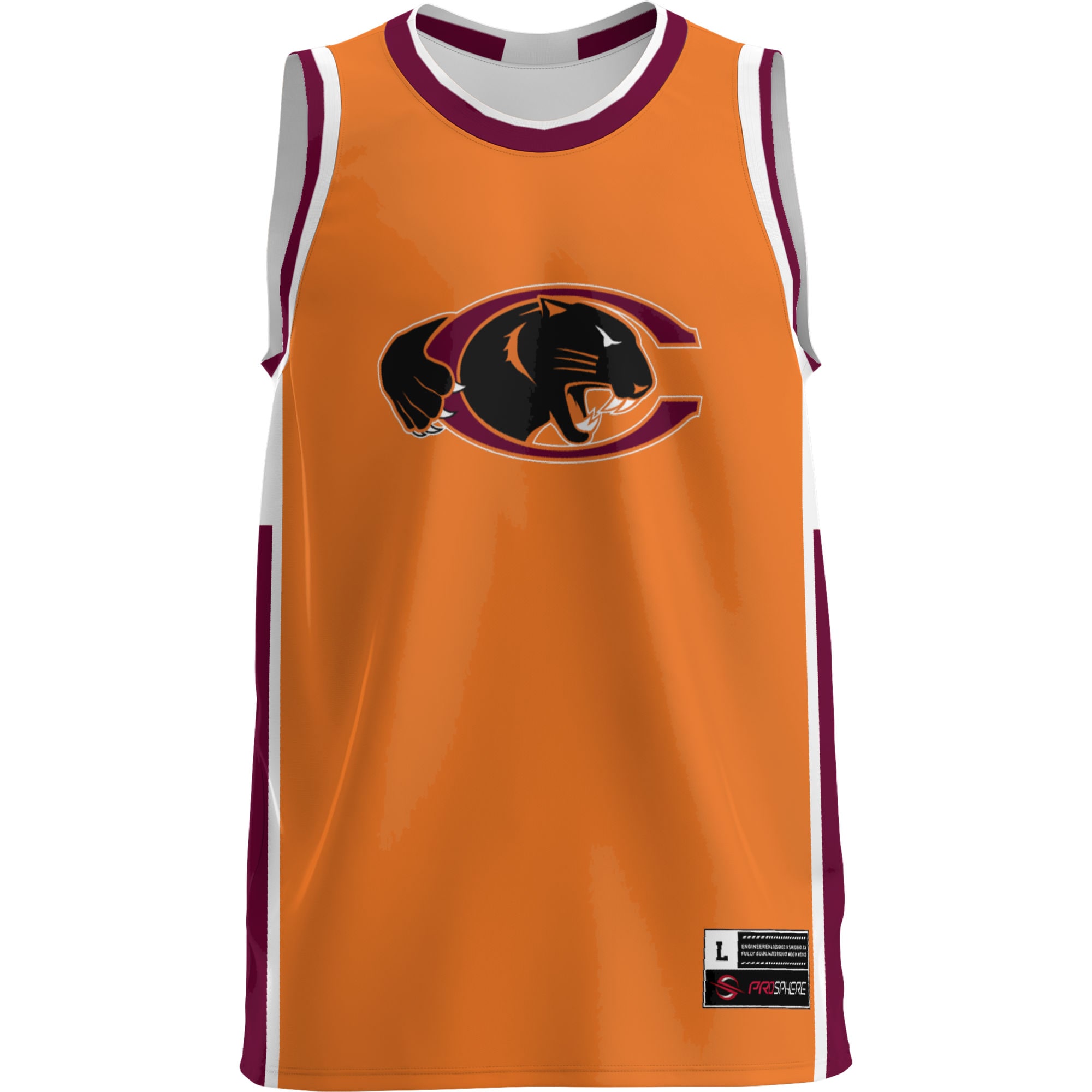 [NJP] Claflin Panthers GameDay Greats Lightweight Basketball Jersey - Maroon