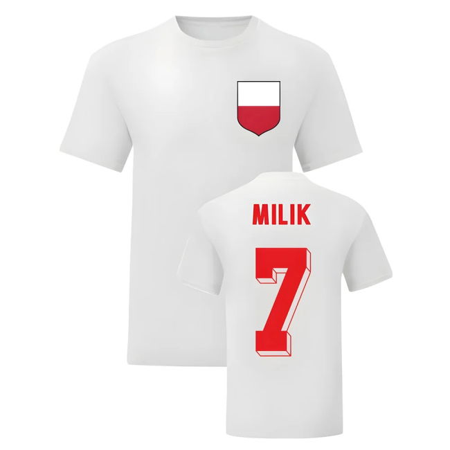 Arkadiusz Milik Poland National Hero Tee (White) Official