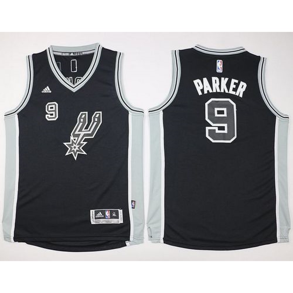 Top-Grade Men's San Antonio Spurs #9 Tony Black Basketball Jersey