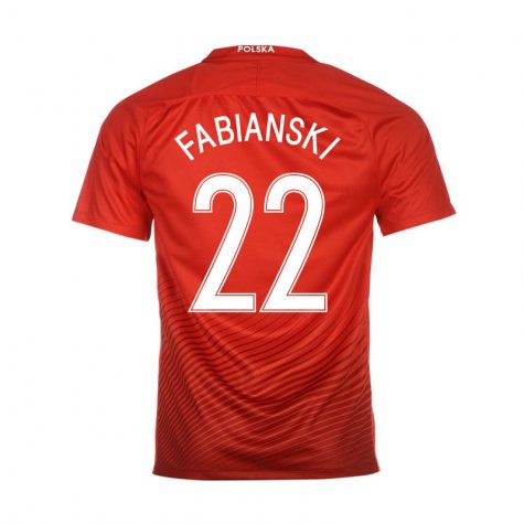 Premium Quality Poland Away 2016 Fabianski 22 Soccer Jersey Shirt