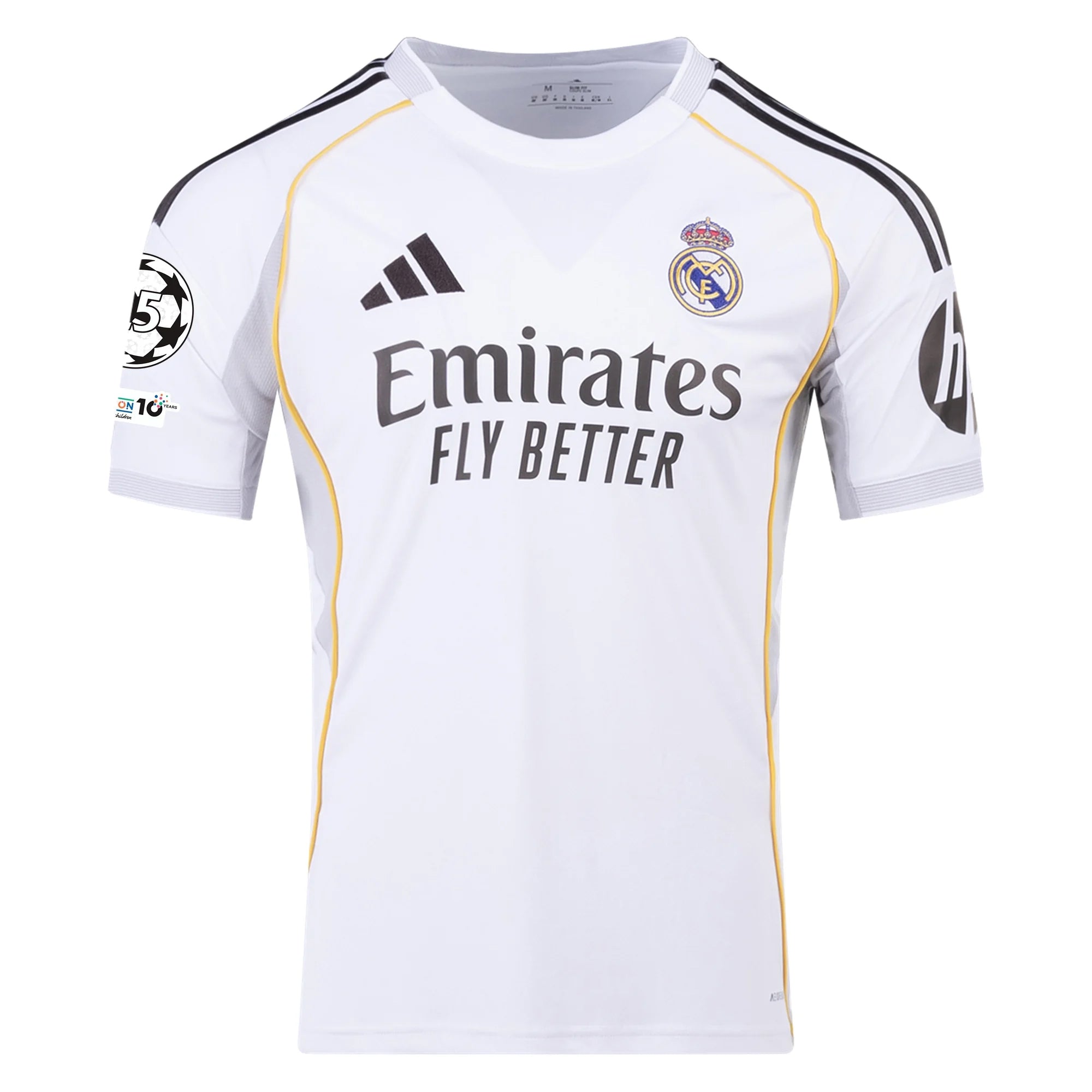 Federico Valverde Real Madrid Home Football Shirt 25/26 Champions League White