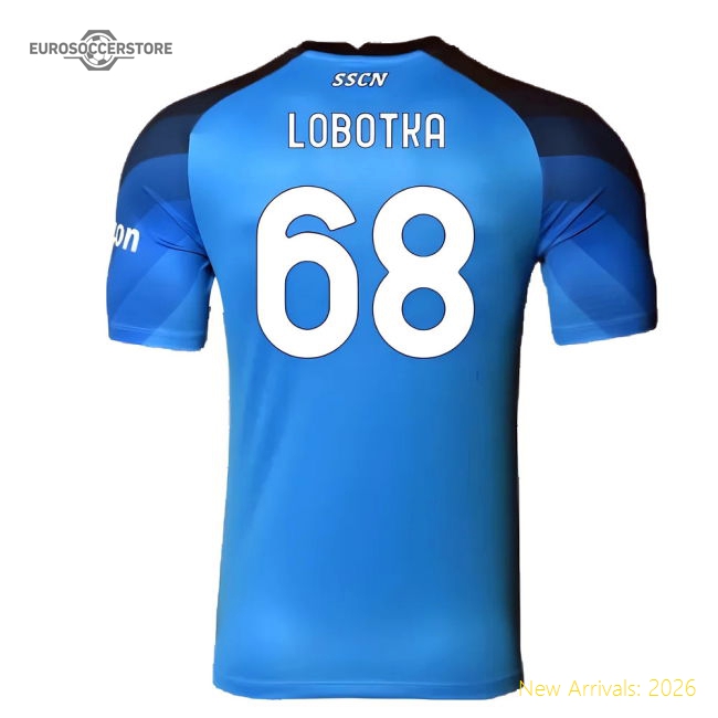 Football Club Home Genuine Lobotka Jersey Anti-odor Moisture-wicking