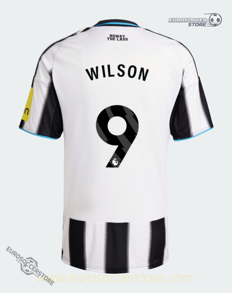 Newcastle United 25-26 Home Jersey with WILSON 9 Printing