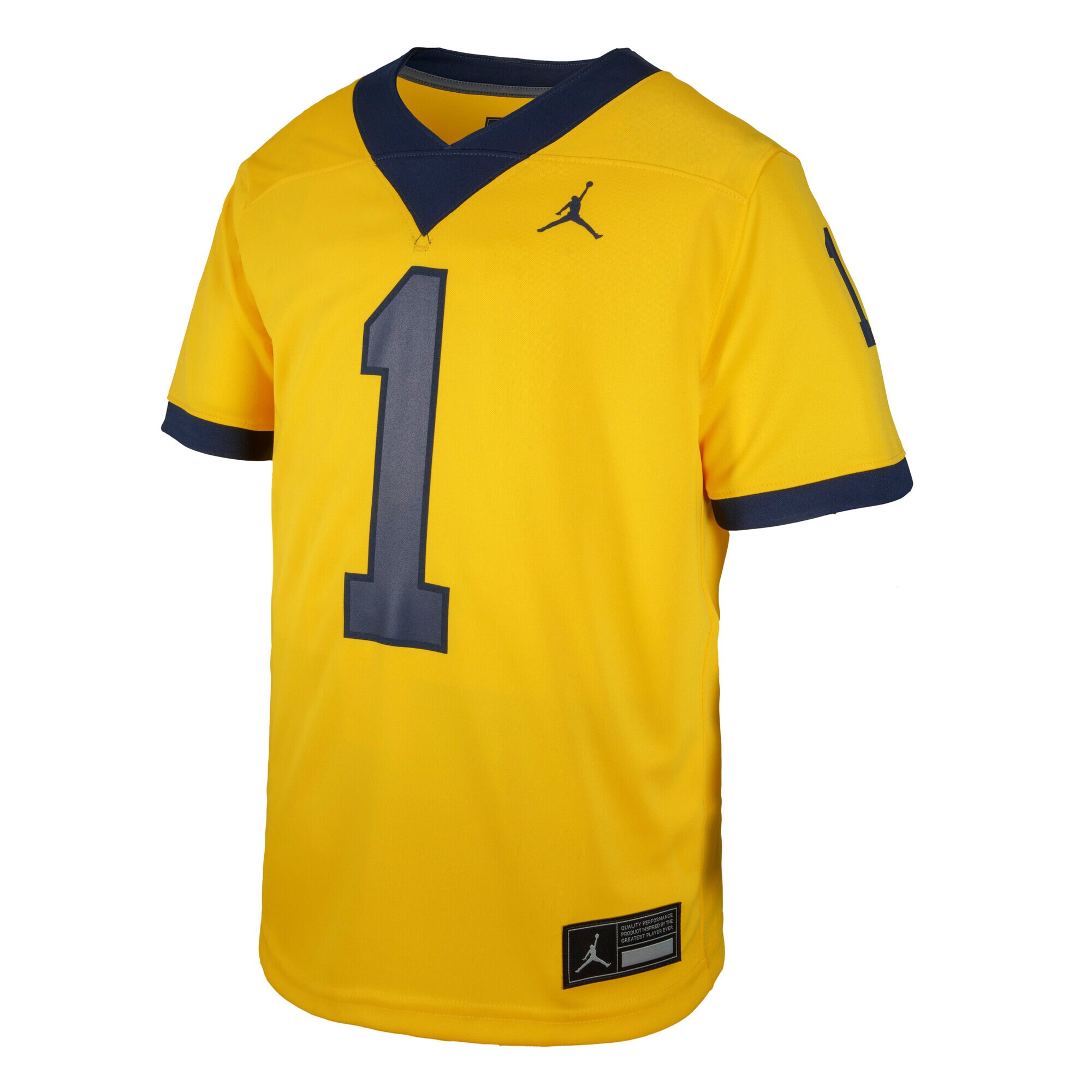 [NJP] Michigan Wolverines Toddler Replica Football Jersey - Maize