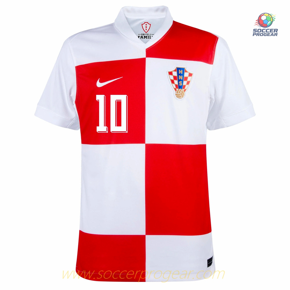 Croatia Home Football Soccer Shirt 2024-25 Edition Modric