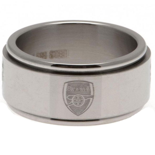 Arsenal FC Spinner Ring Small - high quality