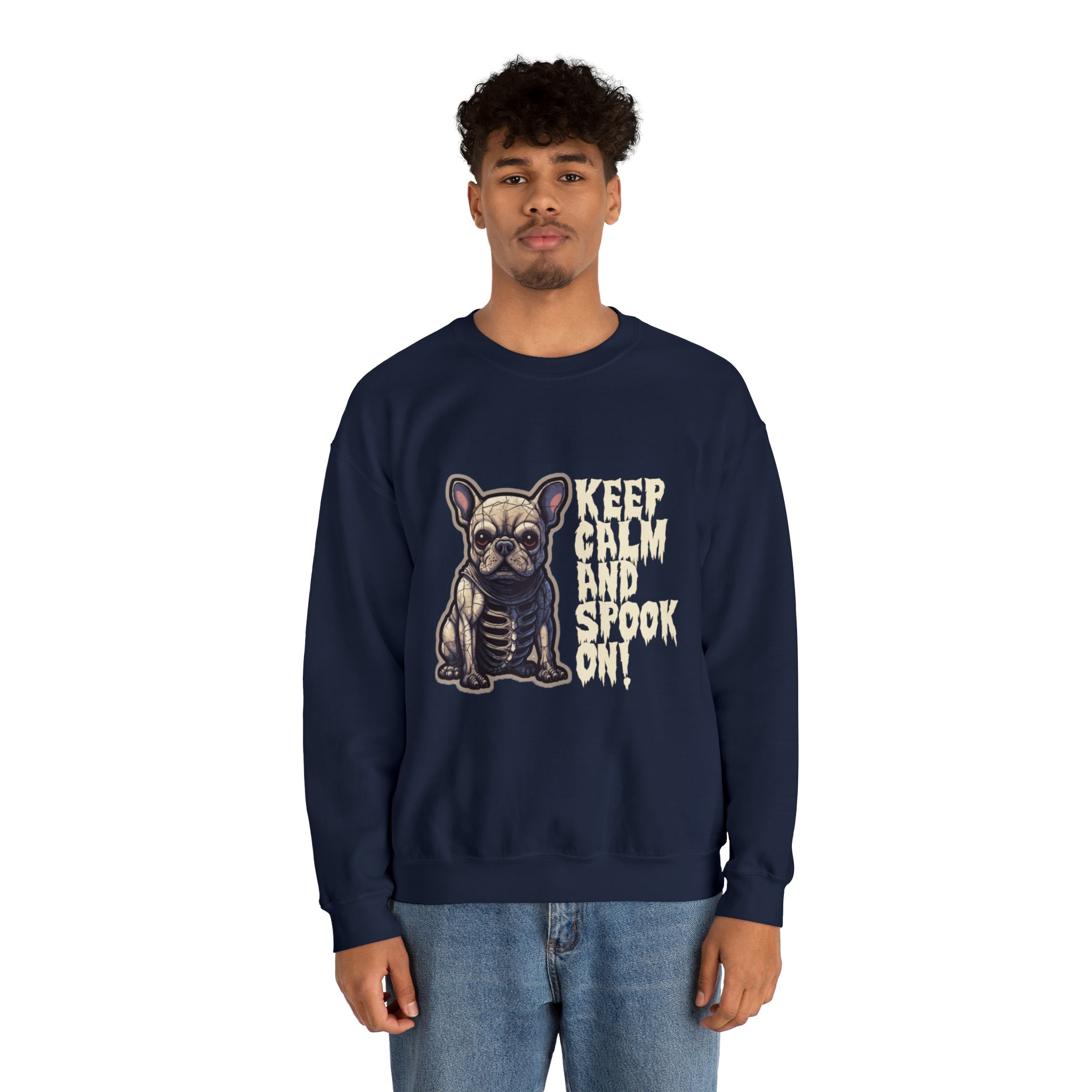 Themed Calm And Spook On Halloween Unisex Sweatshirt Everyday Use