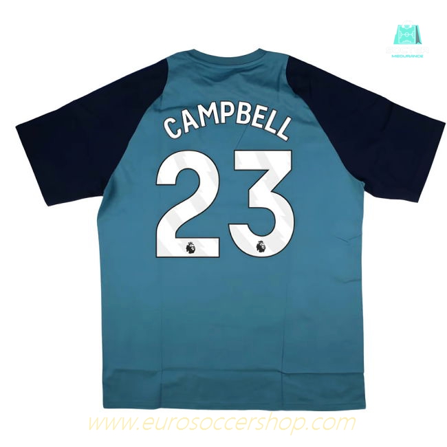 2025-2026 Arsenal Training Tee (Blanch Blue) (Campbell 23)