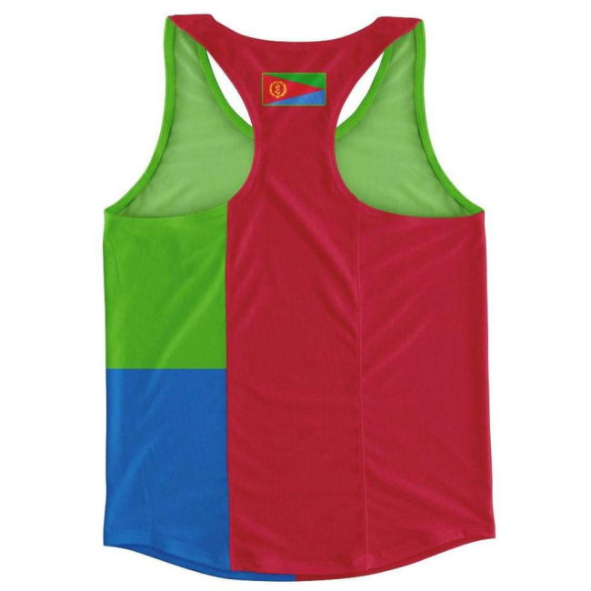 Pro-Grade Eritrea Flag Running Vest Tournament-Edition Elite