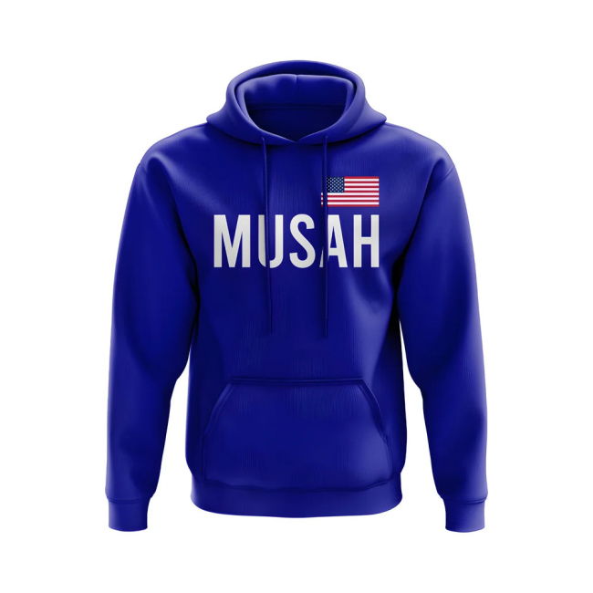 Yunus Musah USA Name Hoody (Blue)