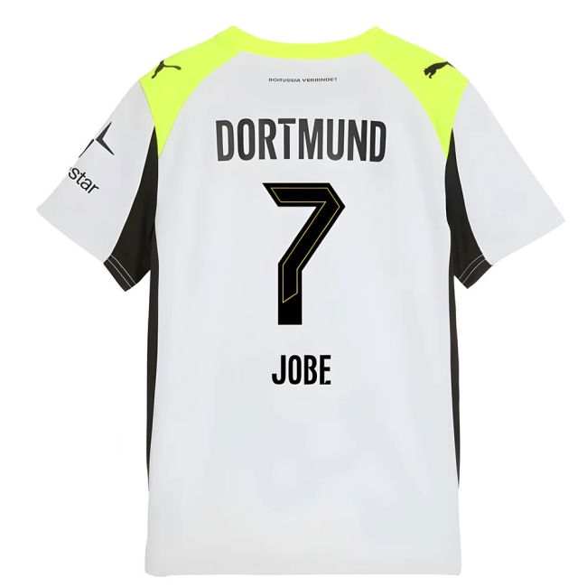 Match Quality Borussia Dortmund 2025-2026 Away Strip (Kids)
