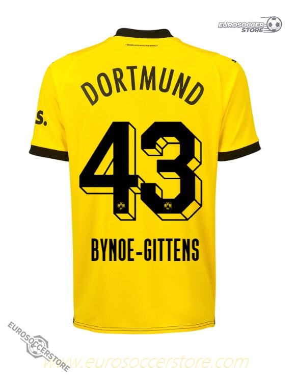 23-24 Borussia Dortmund Bynoe-Gittens Home Jersey Version 43