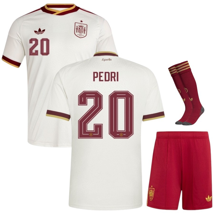 [JED] Spain Away Kids Kit Jersey 2026 2027 Pedri