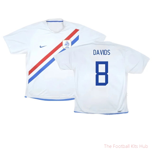 Holland 2006-08 Away Shirt ((Very Good) S) (Davids 8)