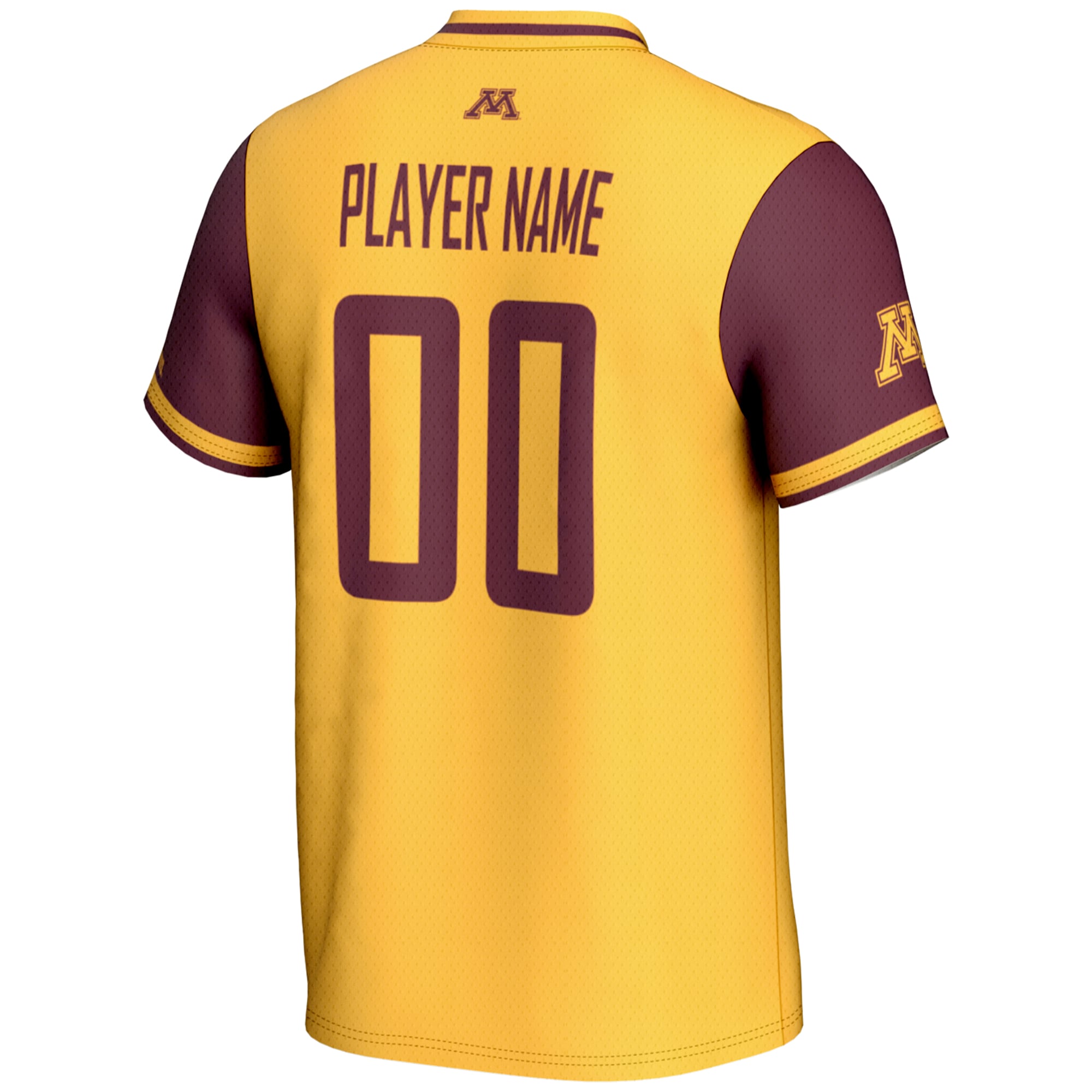 Minnesota Golden Gophers GameDay Greats Youth NIL Pick-A-Player Lightweight Softball Jersey - C Gold