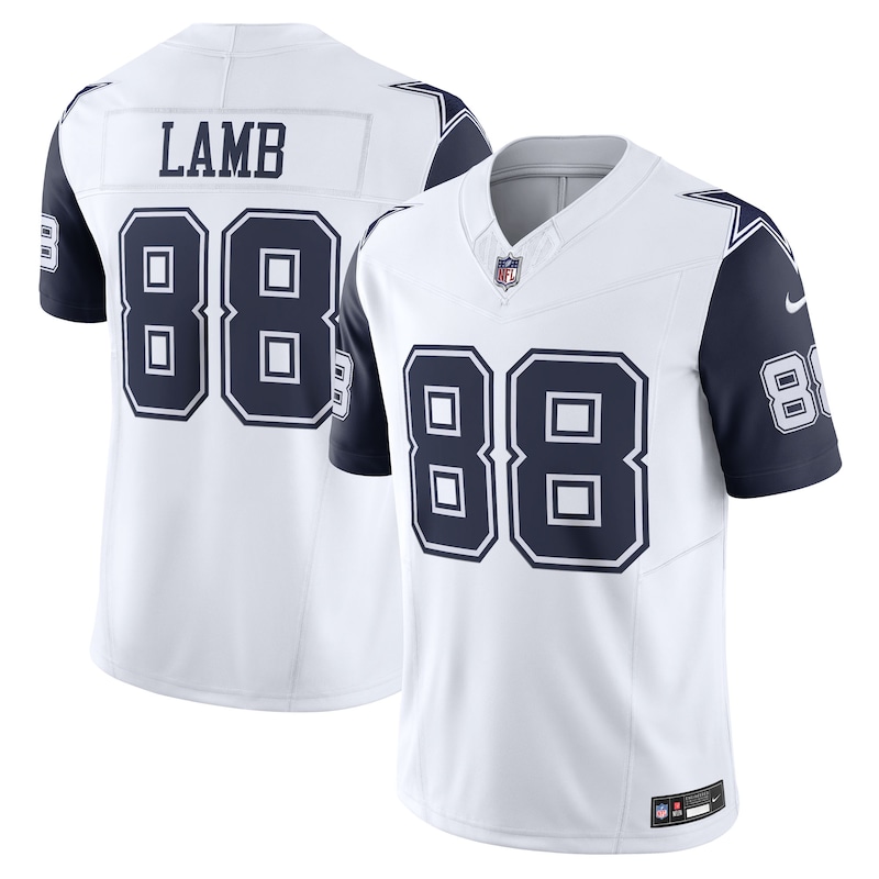 None CeeDee Lamb Dallas Cowboys Energetic Authentic Jersey Football Ap