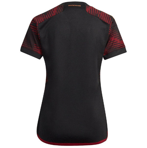 Womens Germany 2022 World Cup Away Black Soccer Jersey Football Shirt