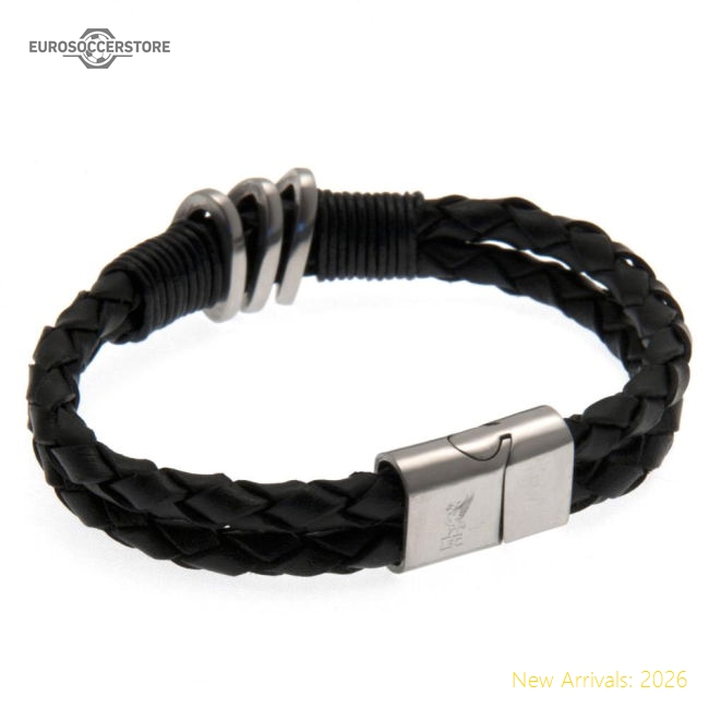 Official Liverpool Fc Leather Bracelet - Premium Quality Football