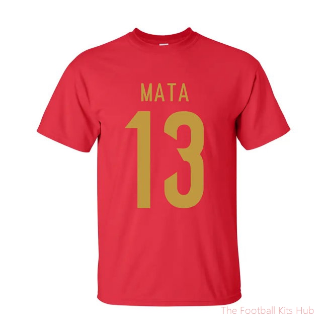 Juan Mata Spain Hero T-shirt (red)