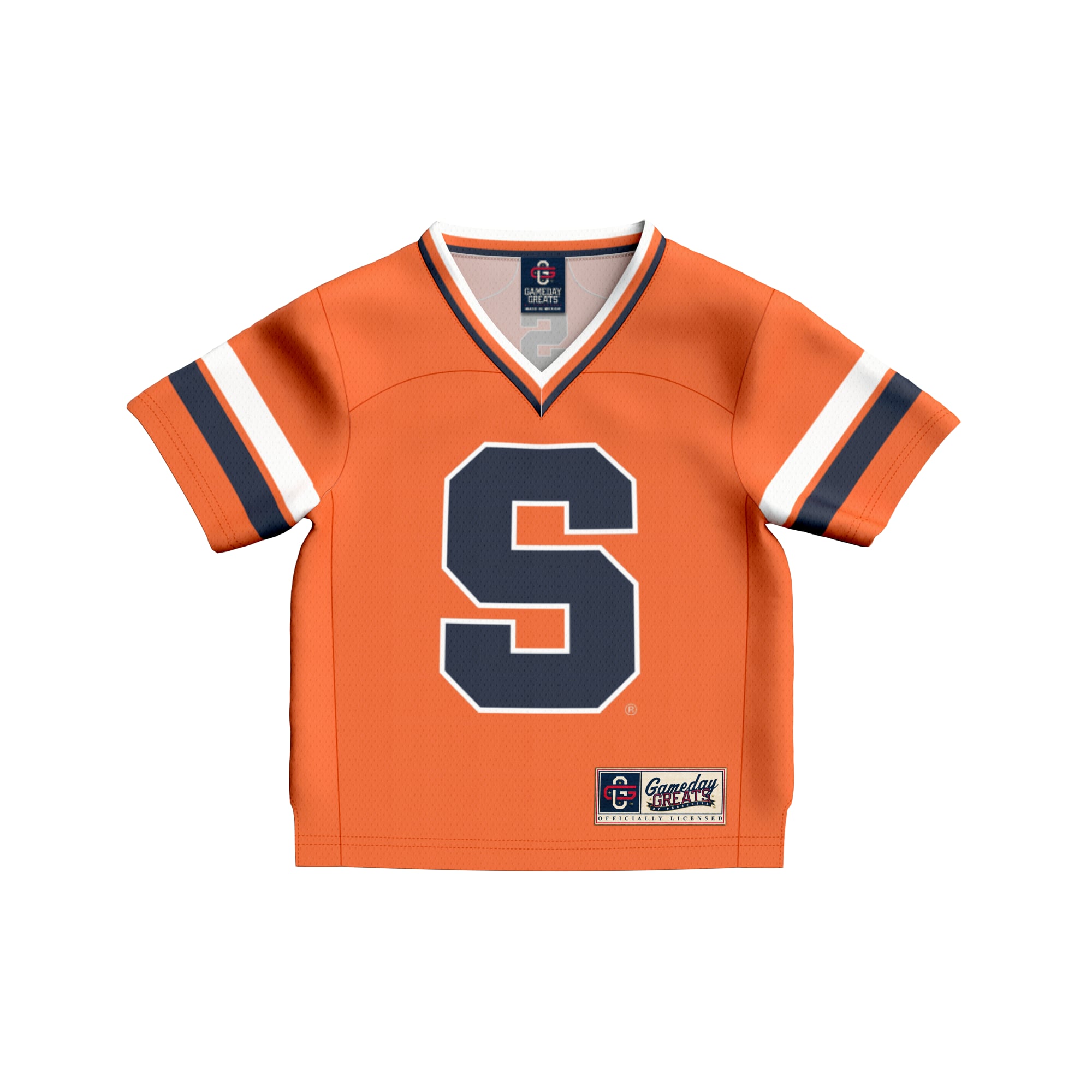 #1 Syracuse Orange GameDay Greats Toddler Lightweight Collegiate Football Fashion Jersey - Orange