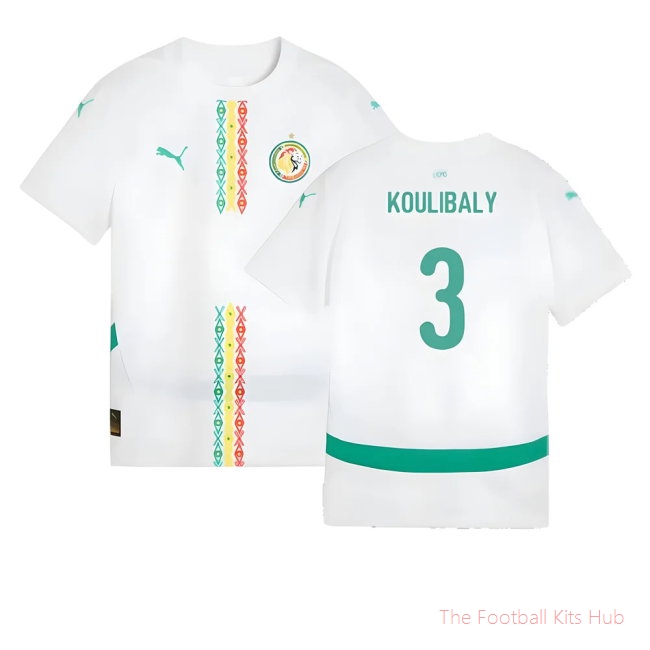 2024-2025 Senegal Home Shirt (Kids) (Koulibaly 3)