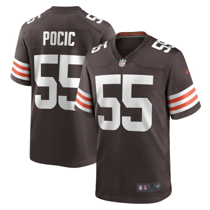 None Men's CLE Browns Bold Authentic Jersey Game Day Wear