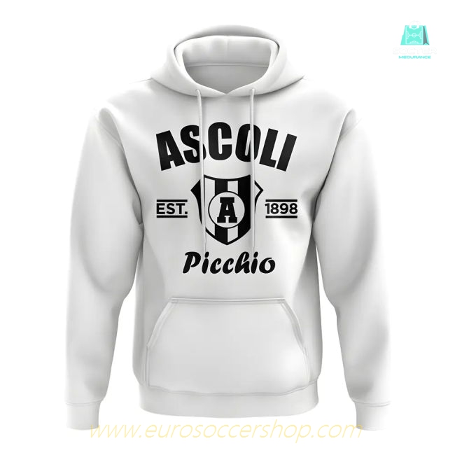 Ascoli Established Football Hoody (White)
