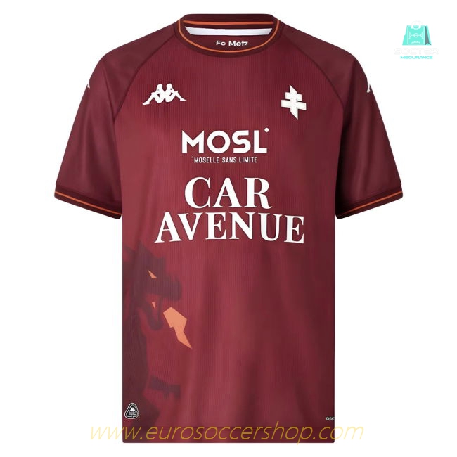 2025-2026 FC Metz Home Shirt