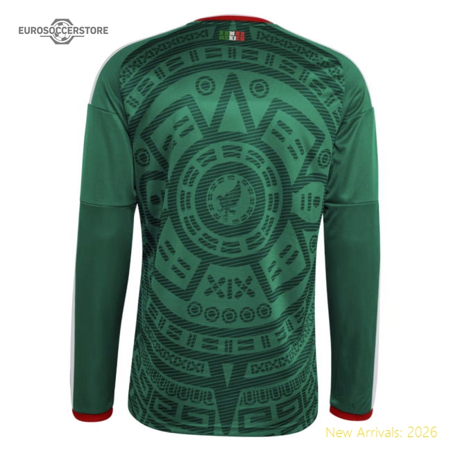 Mexico Long 20262027 Home Shirt  Highperformance S3638chest