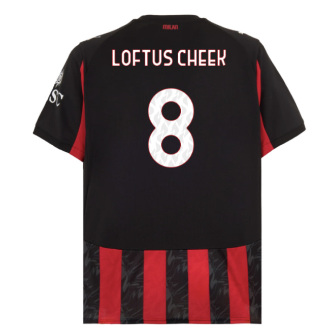 Ultra Comfort Acm Ac Milan Home Shirt Loftus Cheek #8 Fresh Look D...