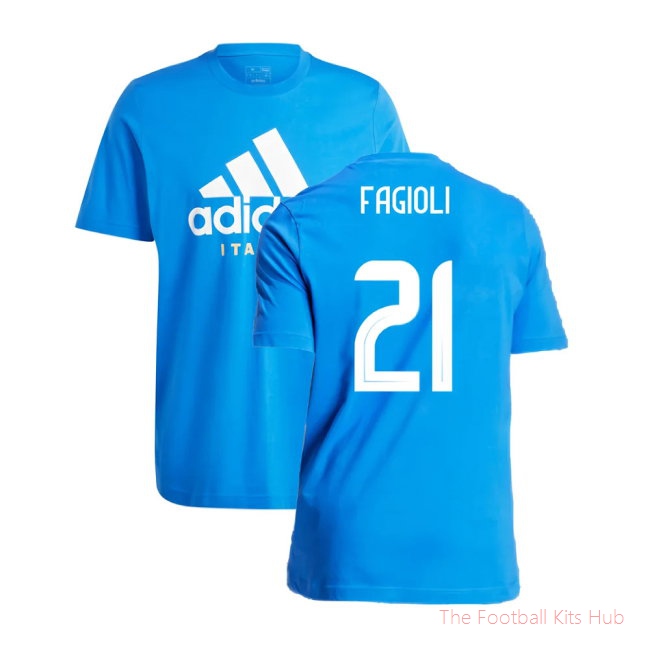 2024-2025 Italy DNA Graphic Tee (Blue) (FAGIOLI 21)