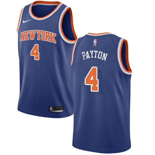 Nike Knicks Blue York Knicks #4 Jersey - Cost-Effective Game Day Wear