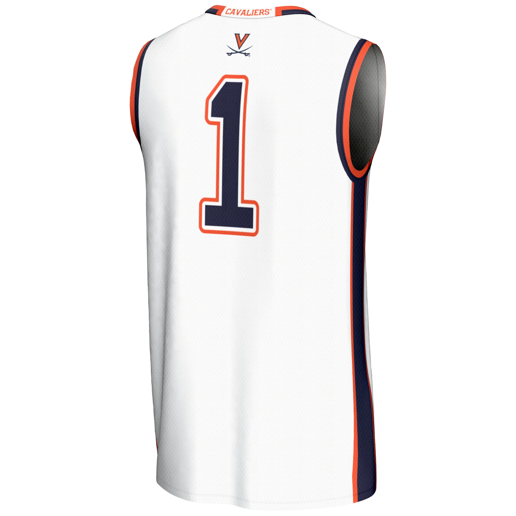 [NJP] Virginia Cavaliers GameDay Greats Youth Lightweight Basketball Jersey - White