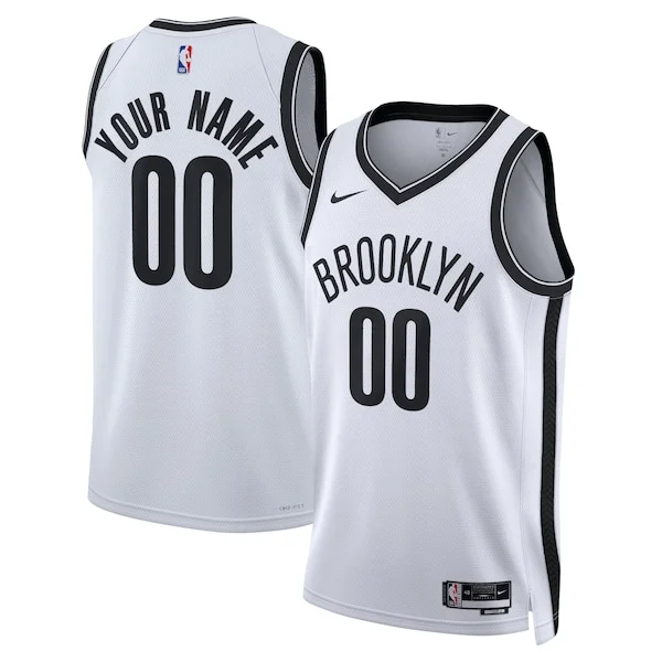 Brooklyn Nets BKN Swingman Jersey - exclusive trendy - White