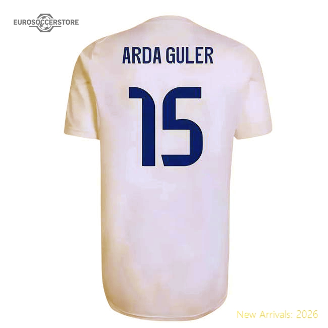 Match-Day 2025-2026 Real Madrid Eu Training Jersey (White) (Arda Guler