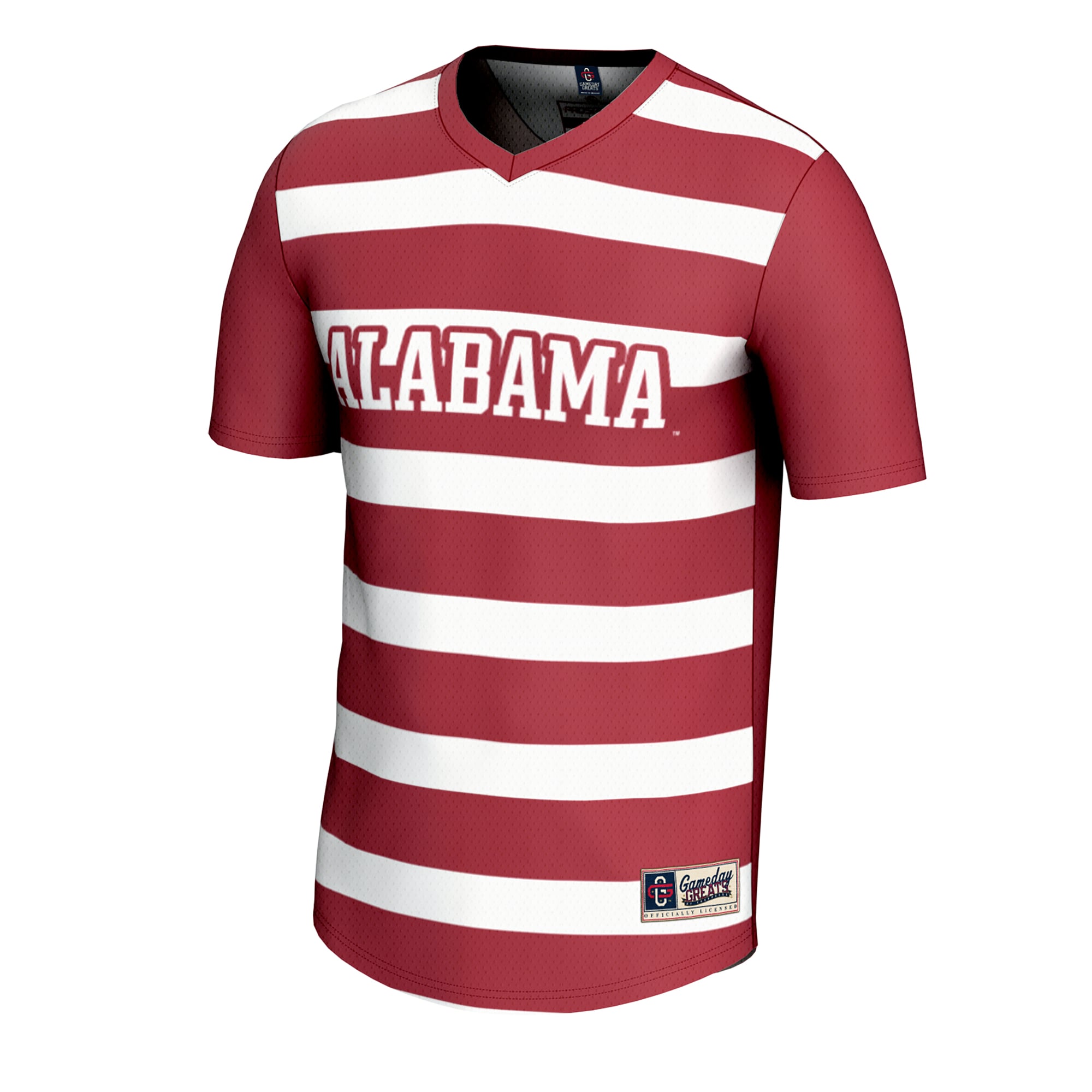 [DDG] Alabama Crimson Tide GameDay Greats Unisex Lightweight Soccer Fashion Jersey - Crimson