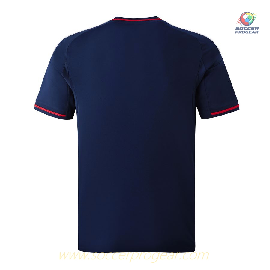 OL French Ligue 1 Away Team Soccer Football Shirt 2025-26 Edition Match