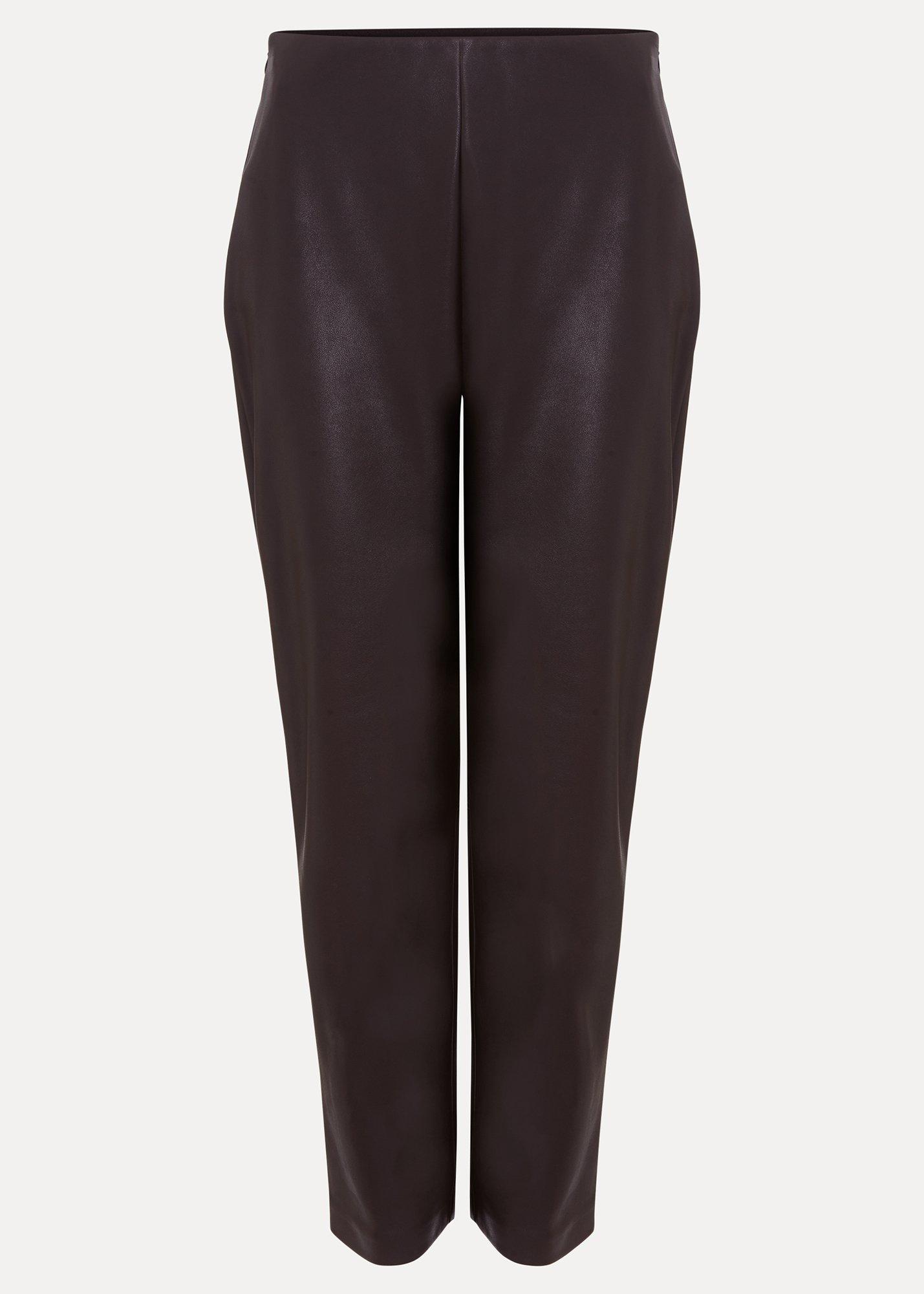 Mya PU Crop Trouser