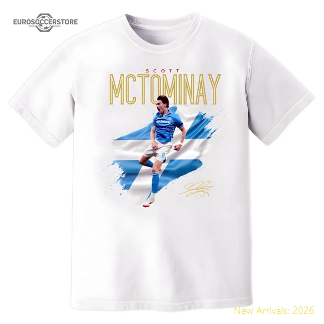 Scott Mctominay Partenopei Celebration White Casual Tee
