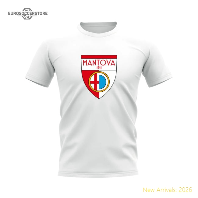 Top-Quality Authentic Mantova Badge T-Shirt (White)